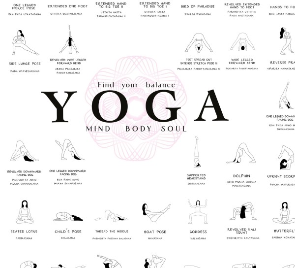Cuadro 100 Asanas - Mind, Body & Soul - Descarga Digital - Image 3